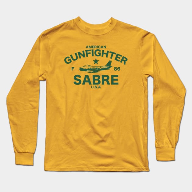 F-86 Sabre Long Sleeve T-Shirt by TCP